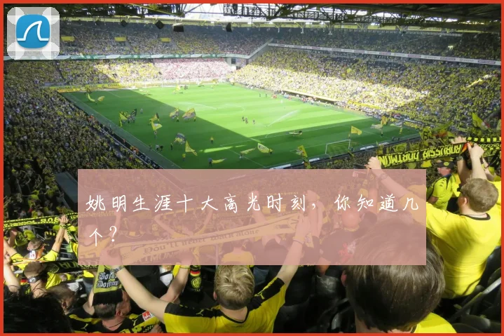 姚明生涯十大高光时刻,你知道几个?